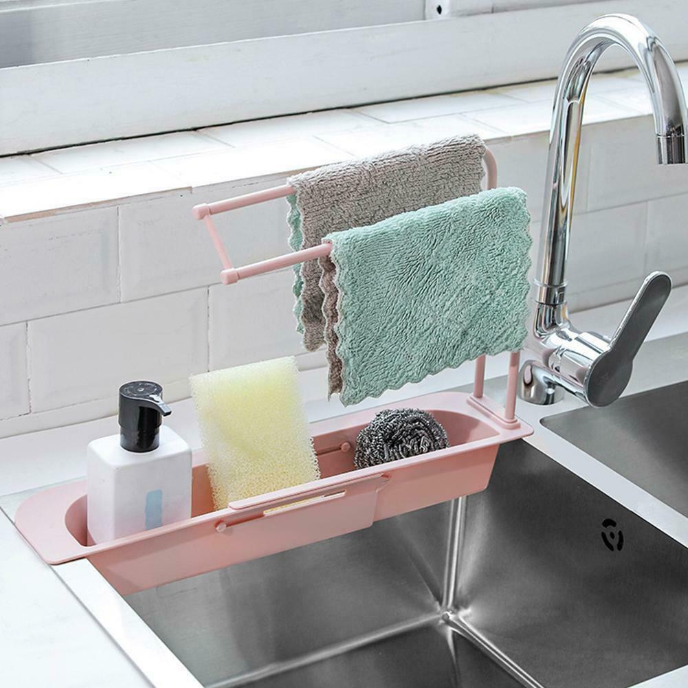 Expandable Drain Kitchen Sponge Basket