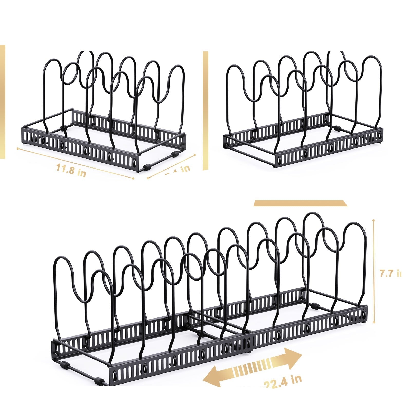 Organizer Rack Pot And Pan Lid Holder