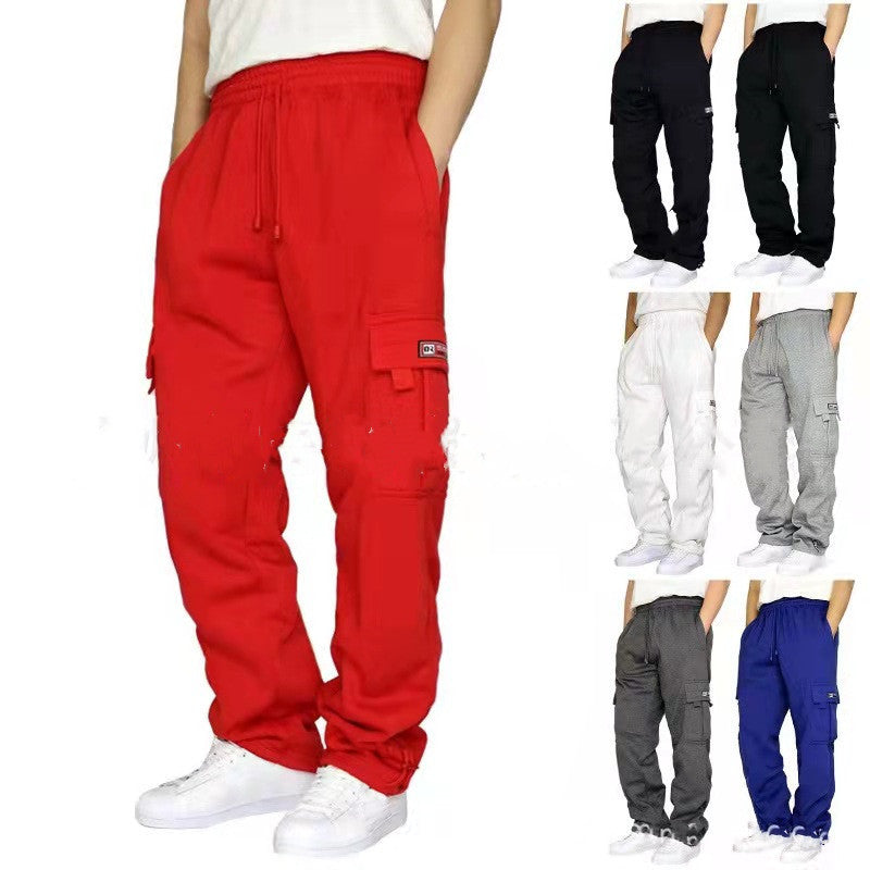 Men Stretch Elastic Waist Pants