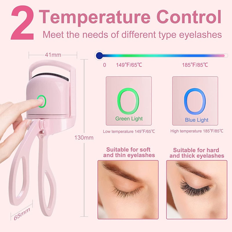 USB Rechargeable Eyelash Curlers