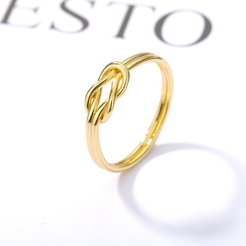 Knot Infinity Rings For Women and Girls