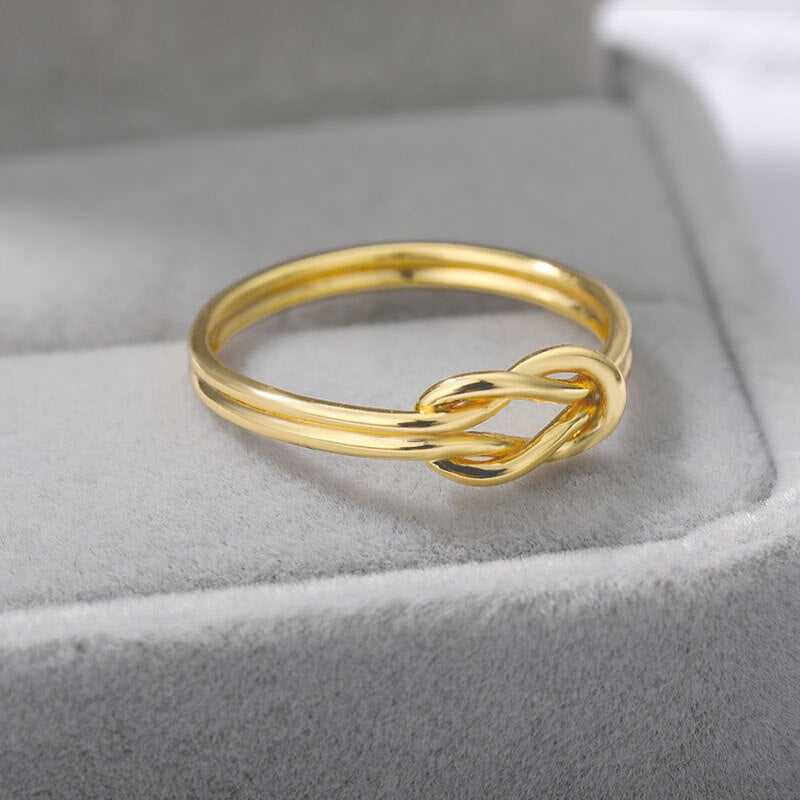 Knot Infinity Rings For Women and Girls