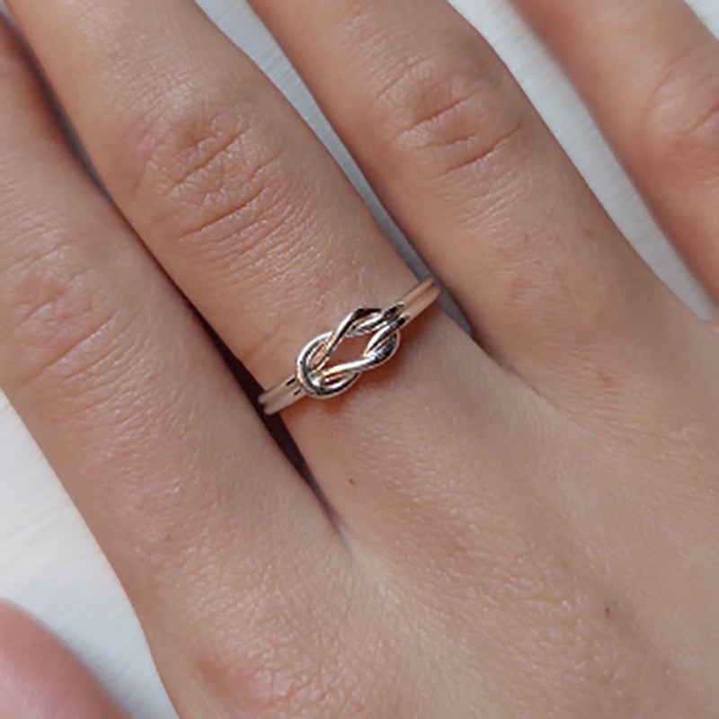 Knot Infinity Rings For Women and Girls